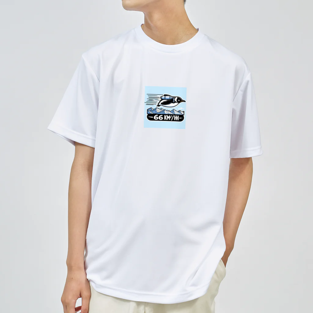 Emperor's FlightのFlying_penguin14 Dry T-Shirt