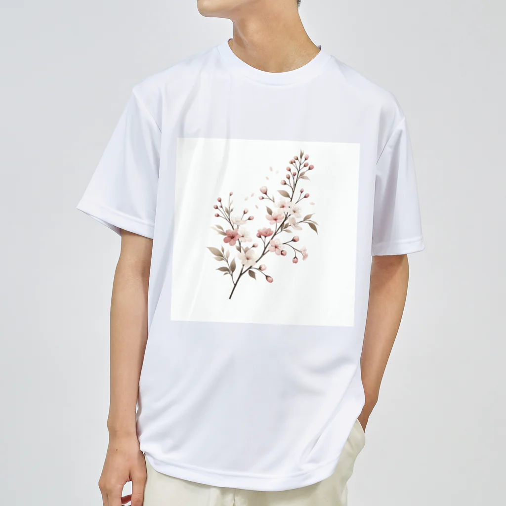 raio-nの春の息吹 - 桜のデザイン Dry T-Shirt