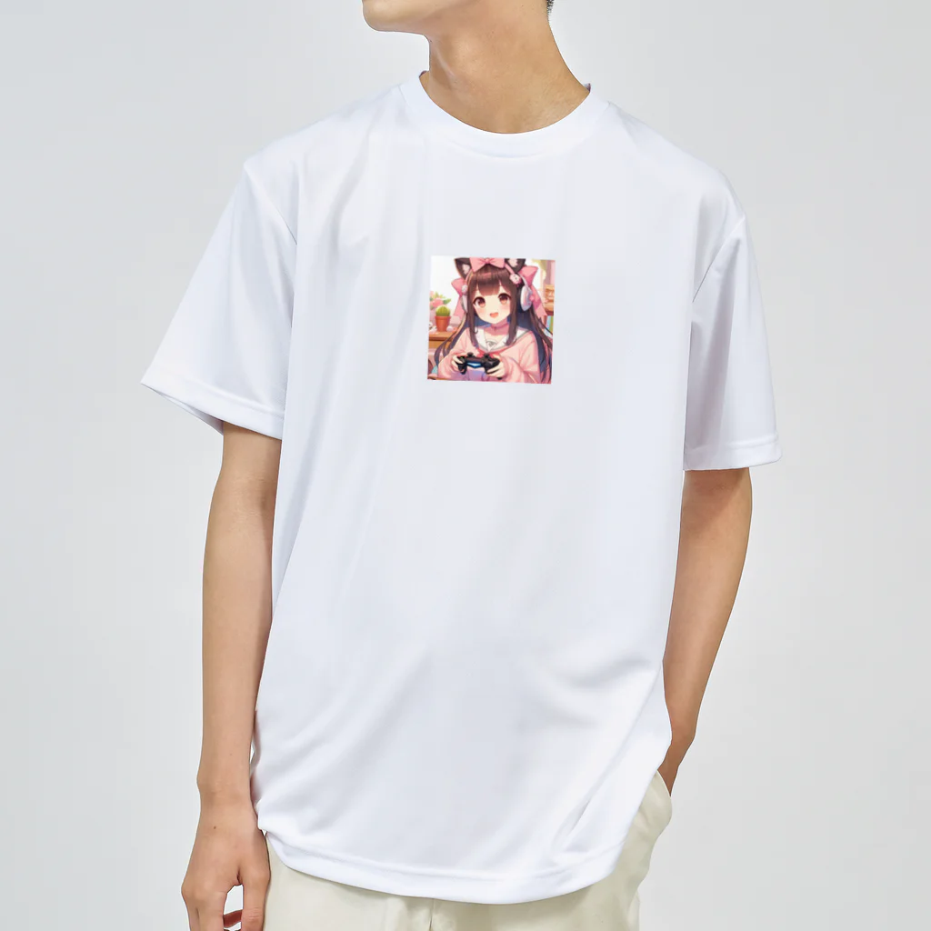 luckyTigerのゲーム女子 Dry T-Shirt