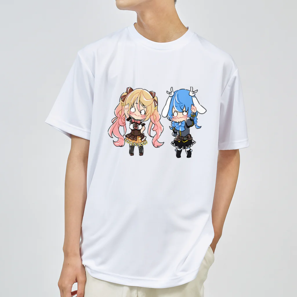 usabit.のぐっず屋さんのななゆ+うさぎガンマン Dry T-Shirt