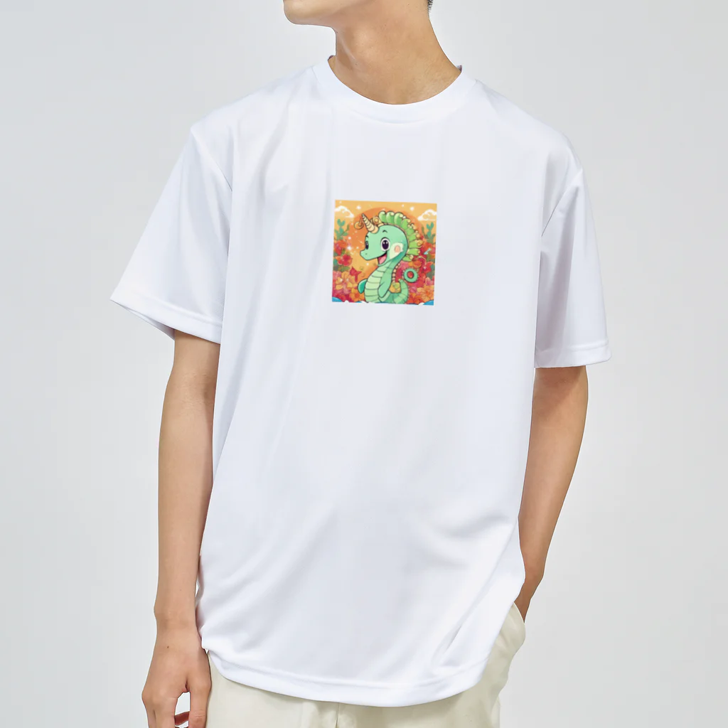 junji8000のかわいい創造のタツノオトシゴ Dry T-Shirt