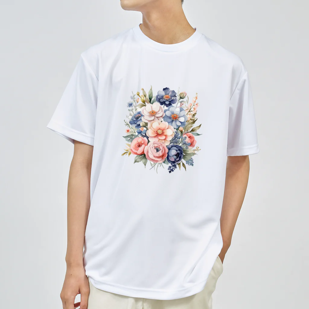 ファンシーTシャツ屋のパステルカラーの花束 Dry T-Shirt