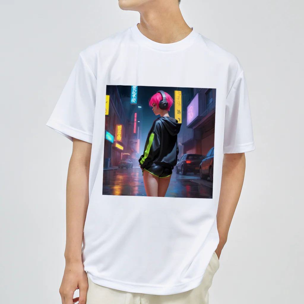 shiba9のCyber Girl ドライTシャツ