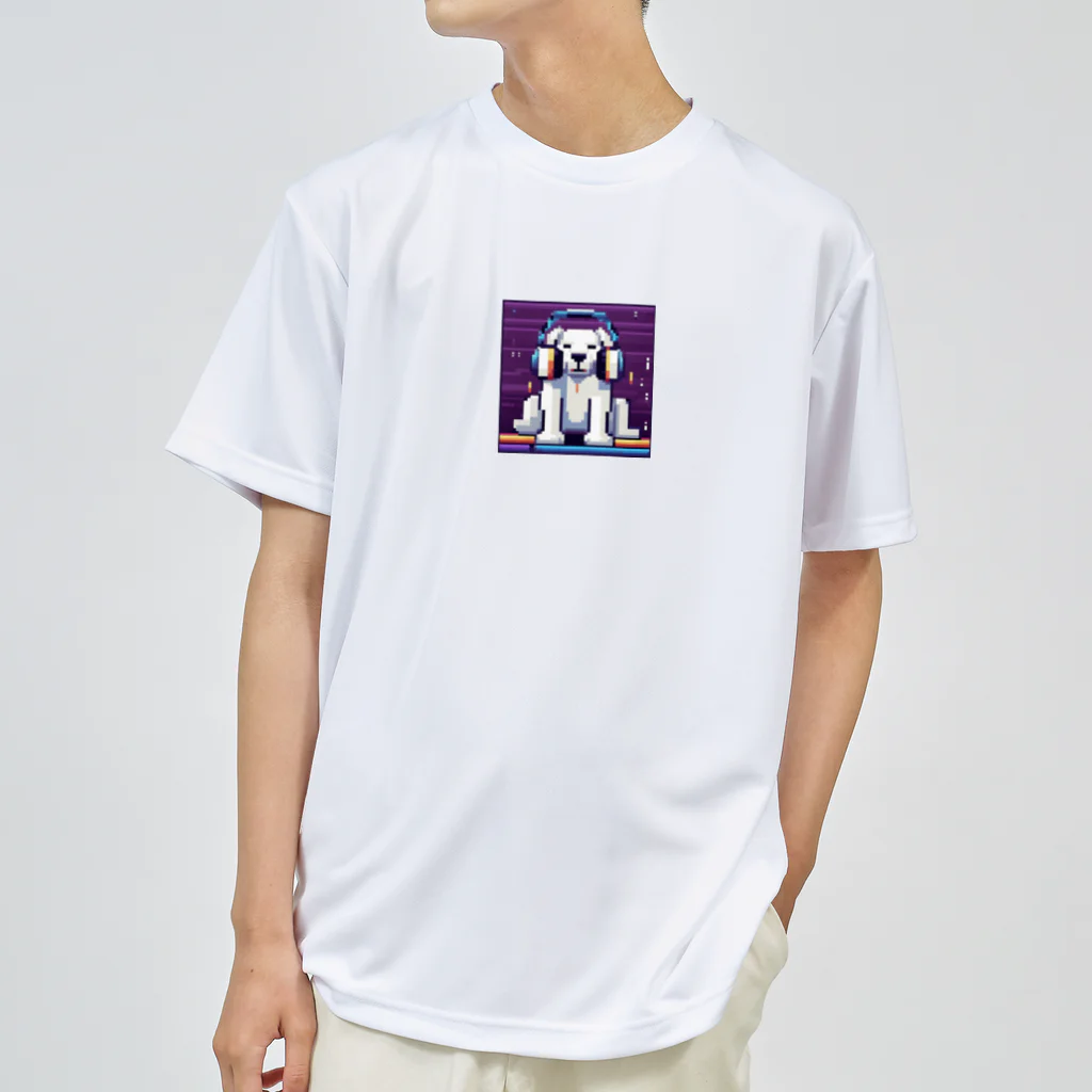 mellowのDJわんこ ドライTシャツ