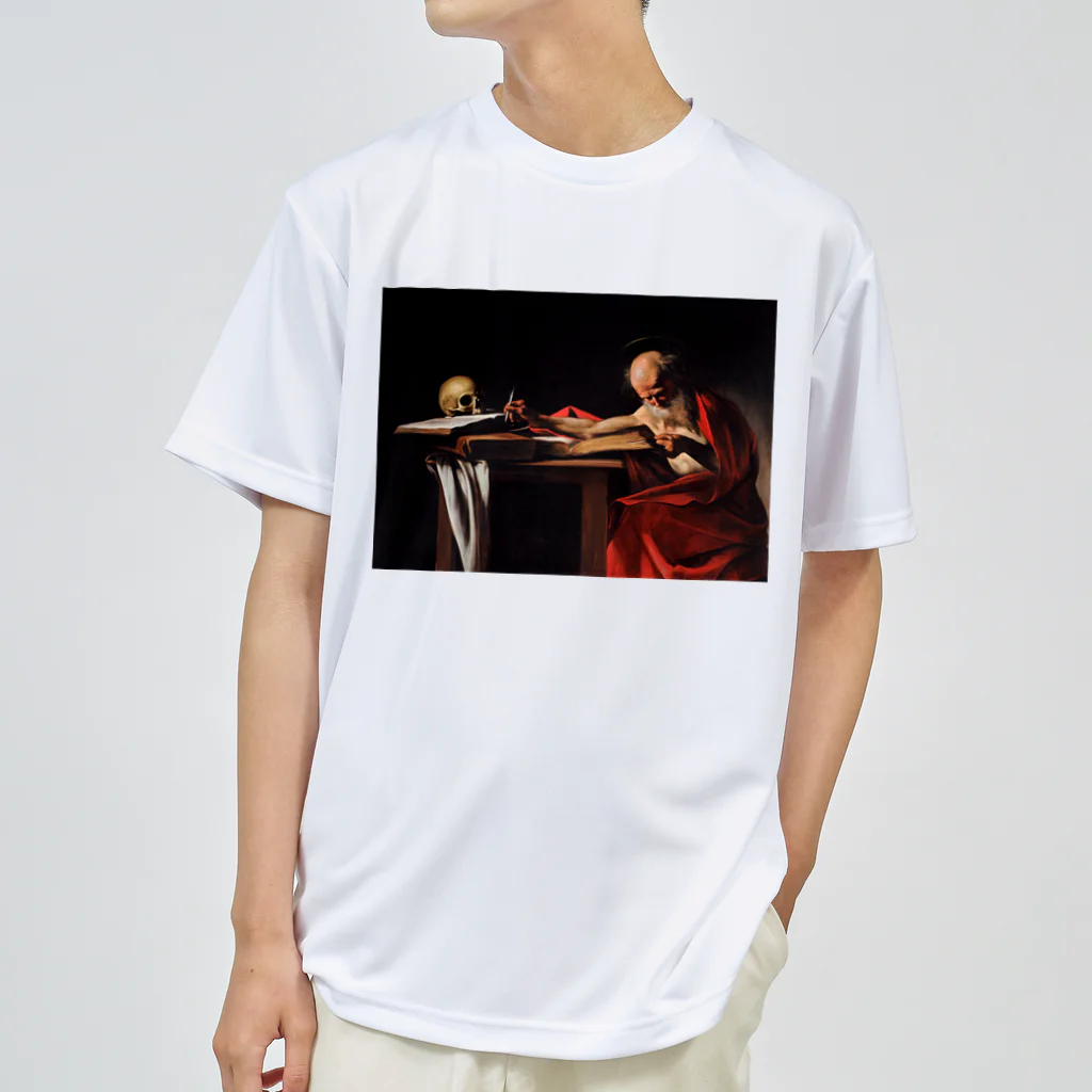 世界美術商店の書斎の聖ヒエロニムス / Saint Jerome Writing ドライTシャツ