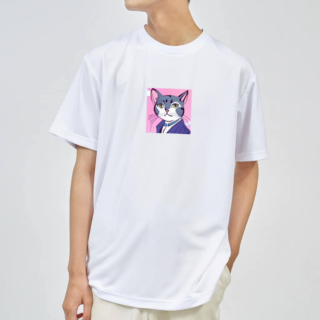 はまみるの精一杯のイケメン猫 ドライTシャツ