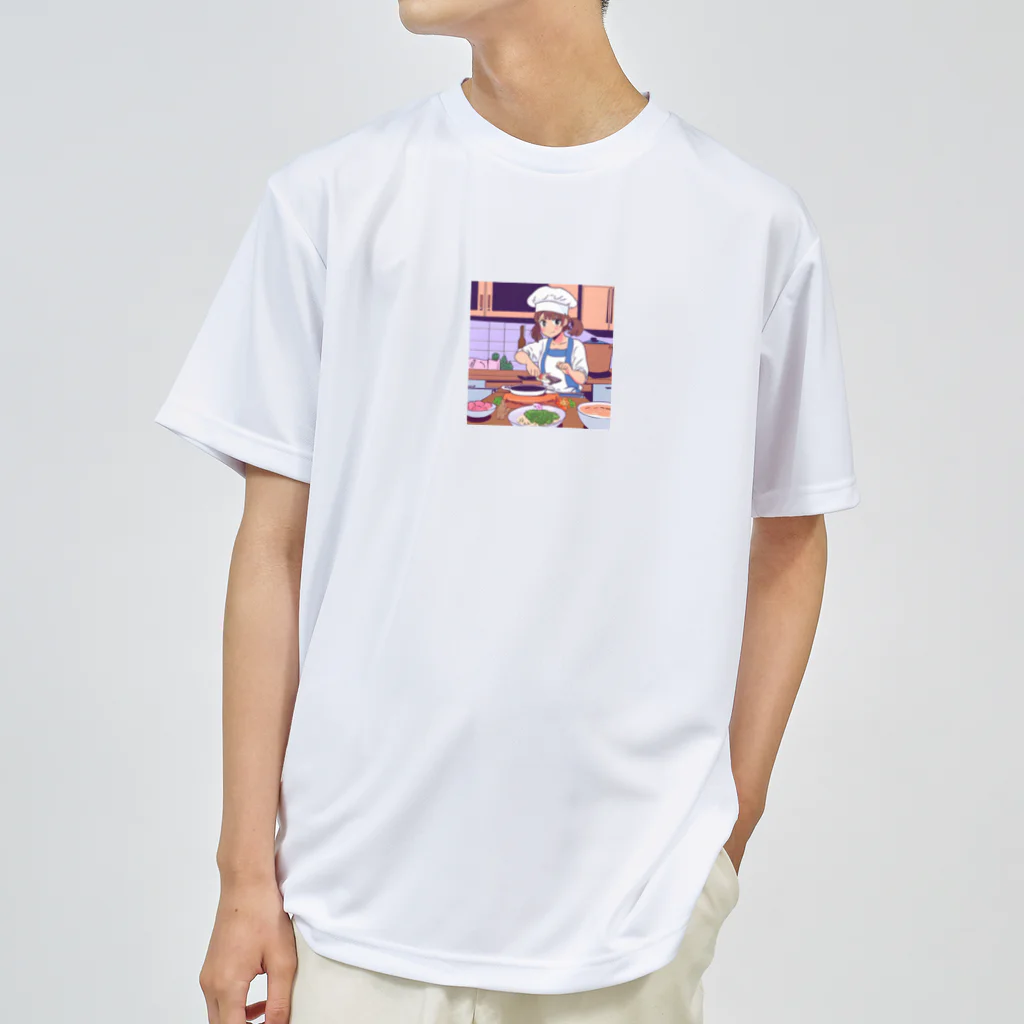 mnmn3737のクッキングガール Dry T-Shirt