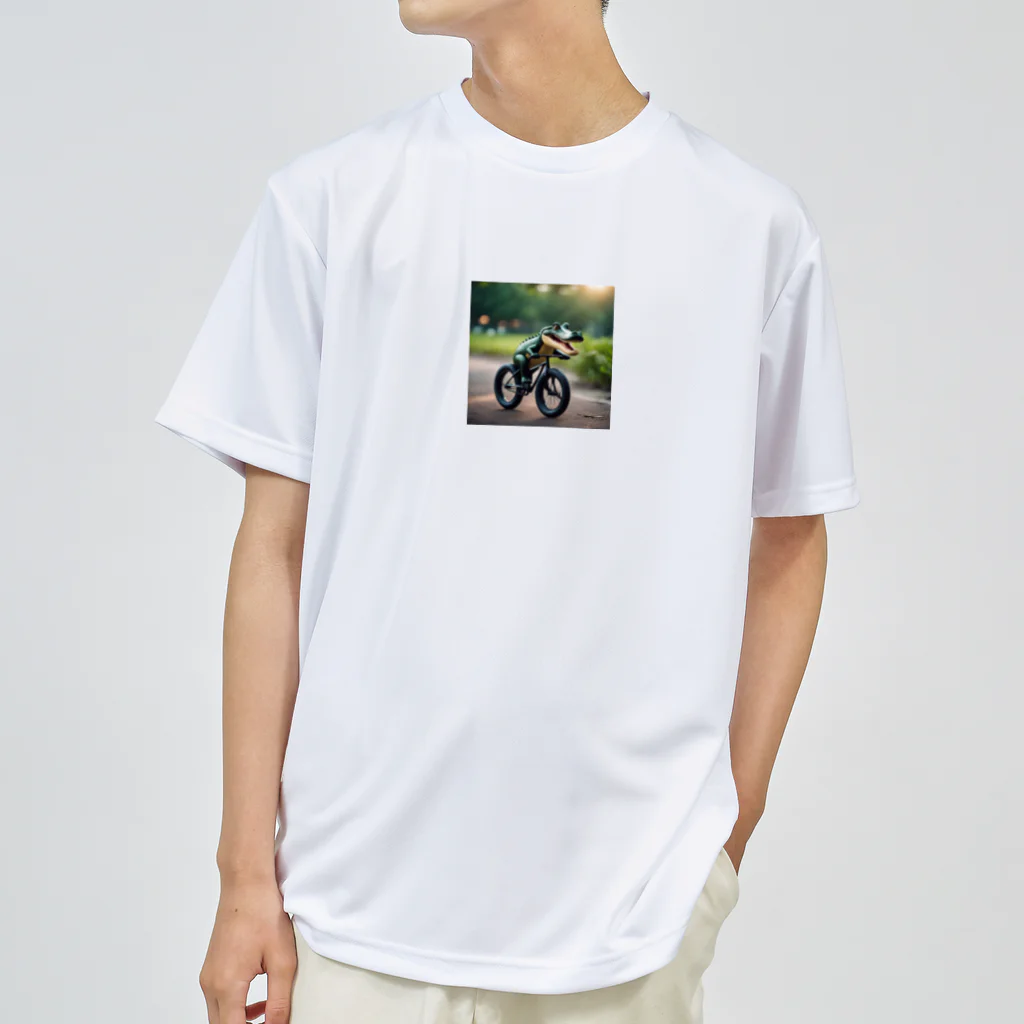 クロコダイリテンのCyclingWANI ドライTシャツ