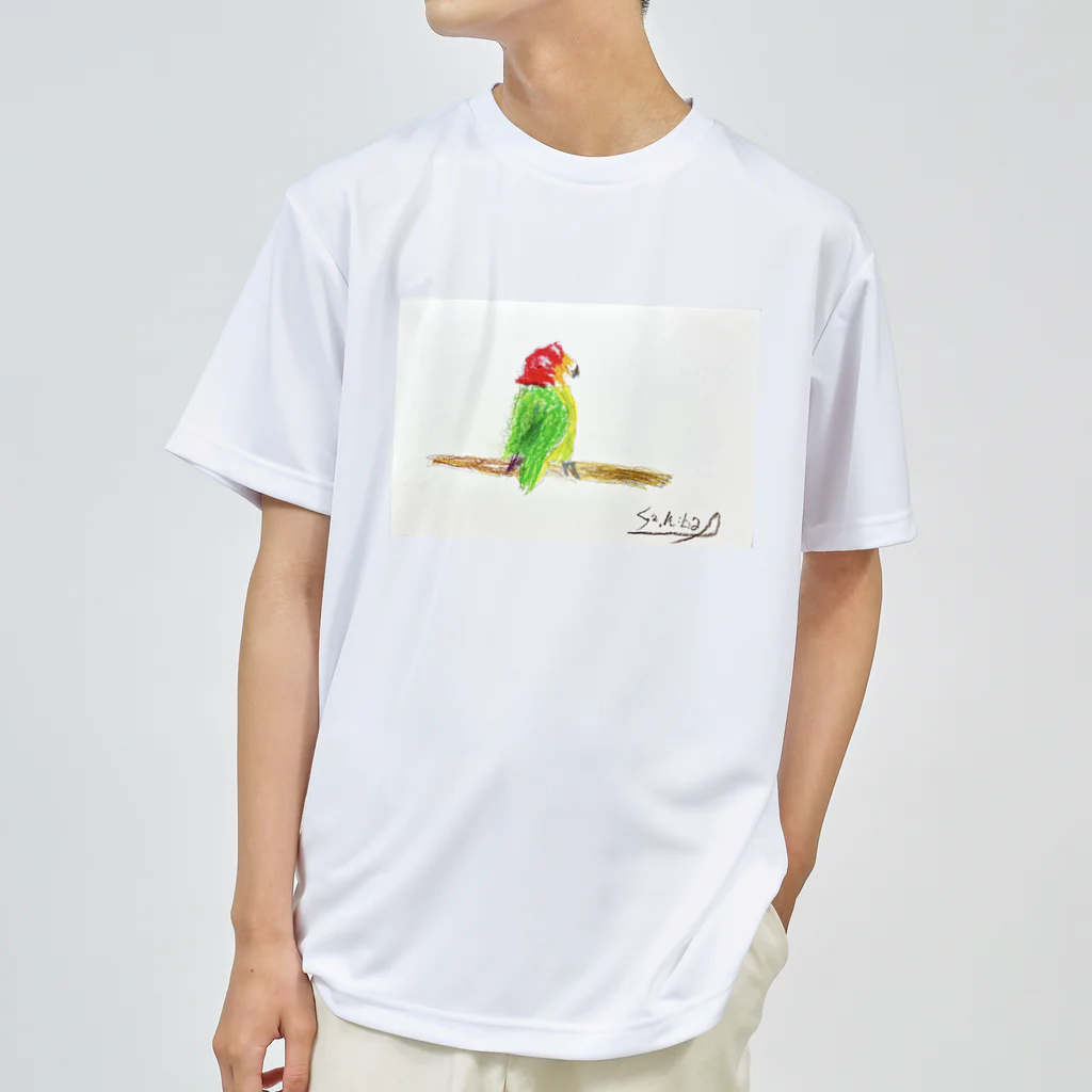 Creator_Dad-crocodileのカラフル　オウム ドライTシャツ