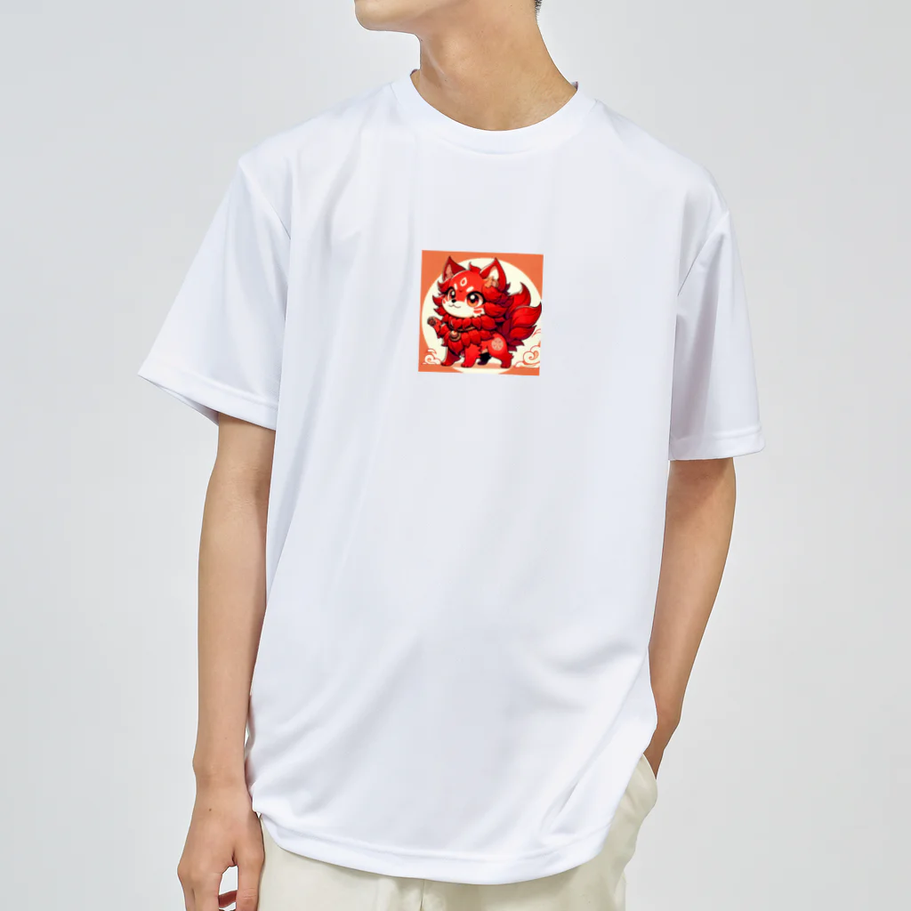 AutoArtistryのかわいいシーサーのアニメ風イラストグッズ Dry T-Shirt