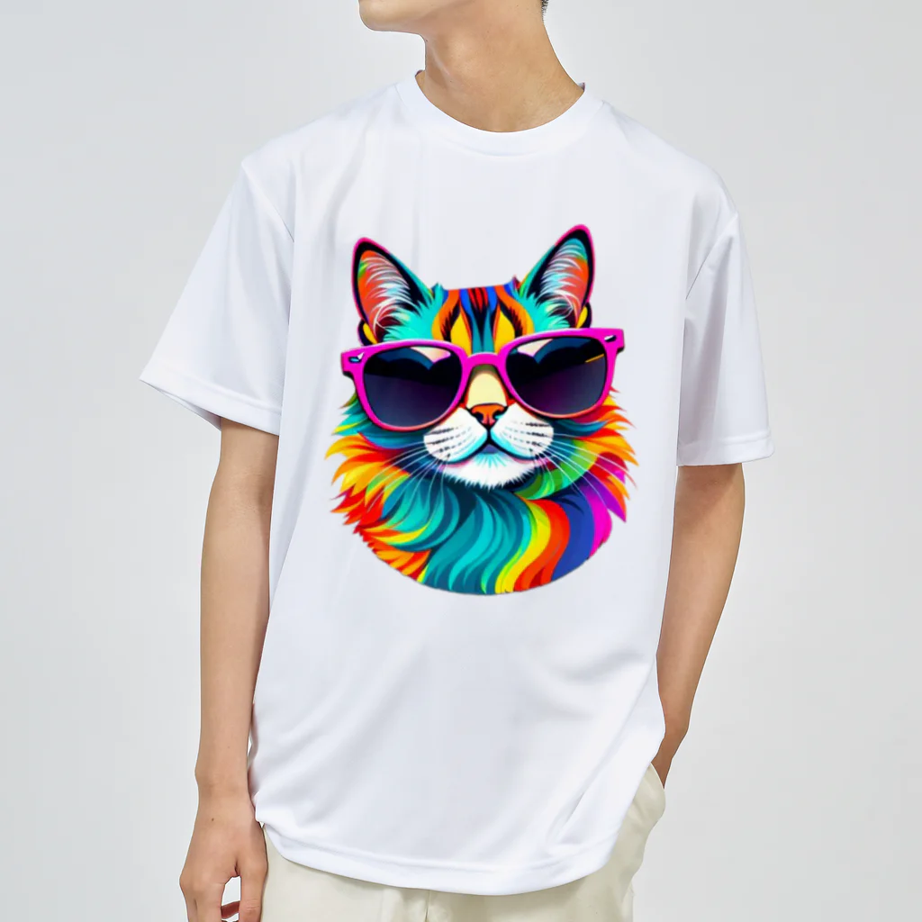 629_CAT_ARTのグラカラキャット2 Dry T-Shirt