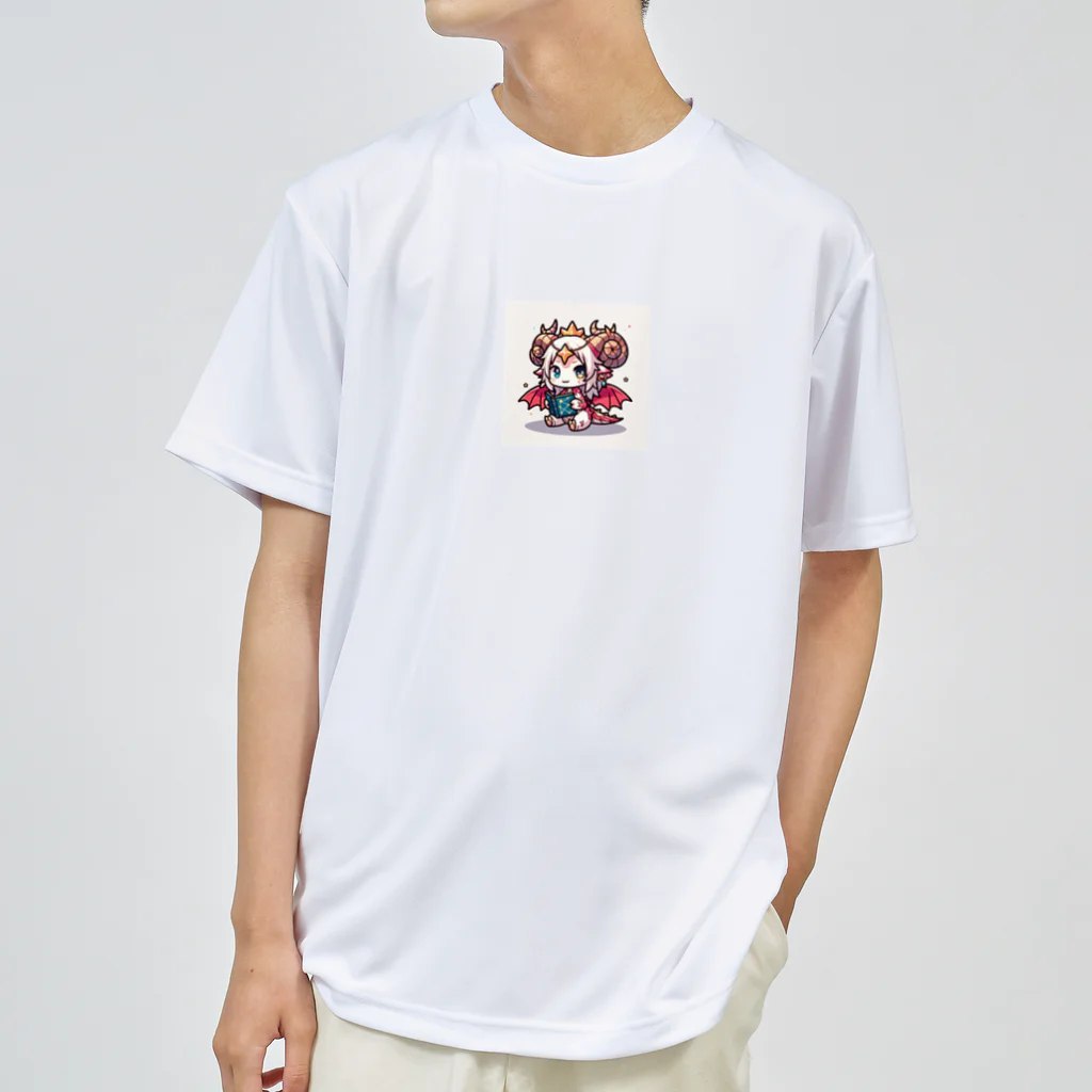 可愛らしいドラゴンのイラストグッズ店のかわいいドラゴンのイラスト Dry T-Shirt