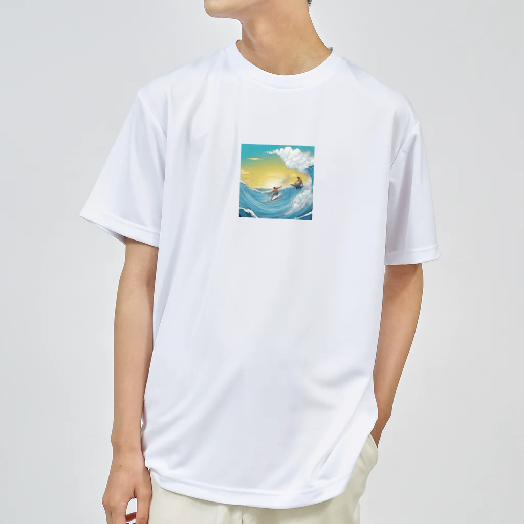 どうぶつやのハワイ　サーフィン Dry T-Shirt