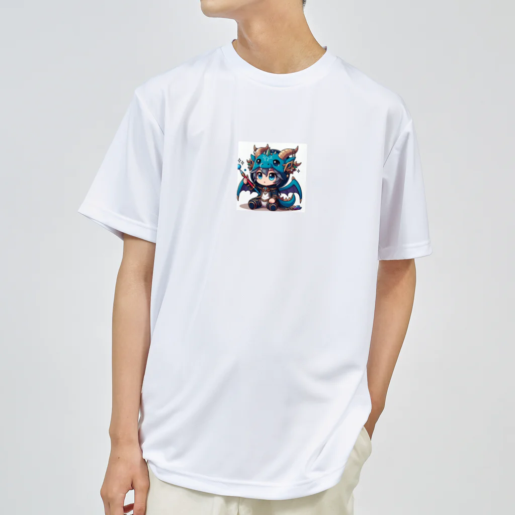 可愛らしいドラゴンのイラストグッズ店の可愛いドラゴンのマスコット Dry T-Shirt