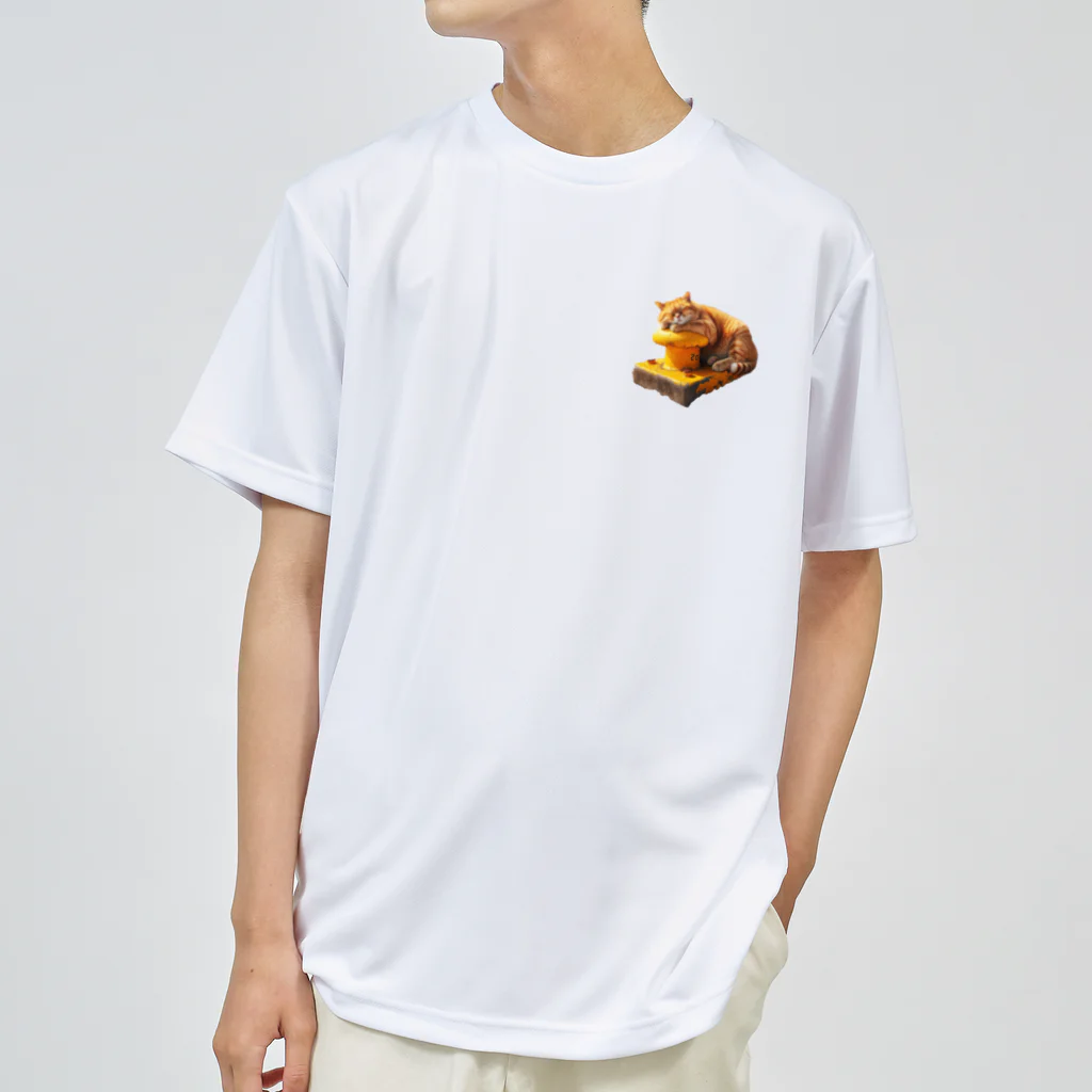 masaki1019のおひるね猫 Dry T-Shirt