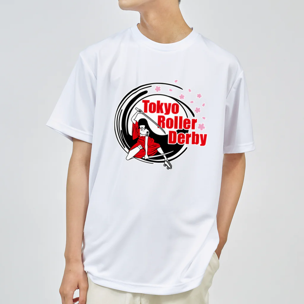 東京ローラーダービーのTRDロゴ Dry T-Shirt