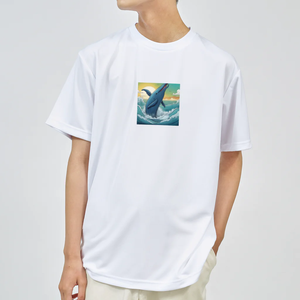 katami1の鯨 ドライTシャツ