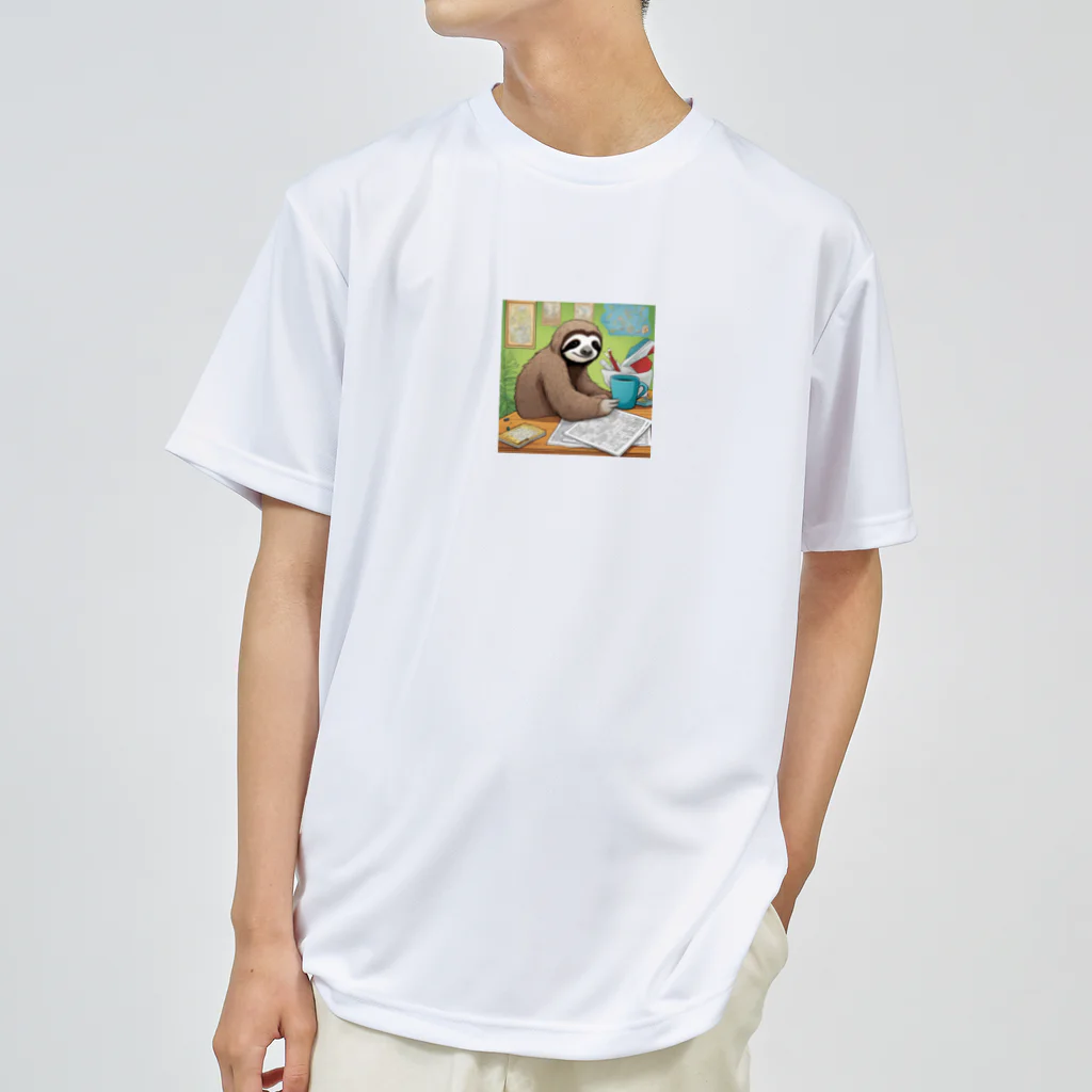 hobopoの"A Sloth Trying Various Things"  ドライTシャツ