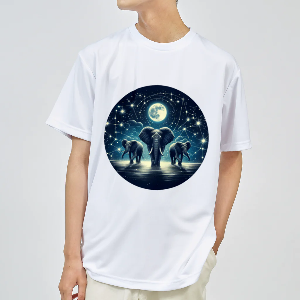 FUMYのNight  Elephant Symphonic ドライTシャツ