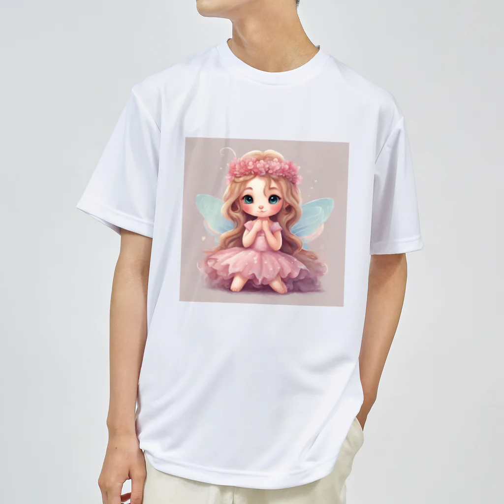 プリンゴブリンのピンクシー子さん ドライTシャツ