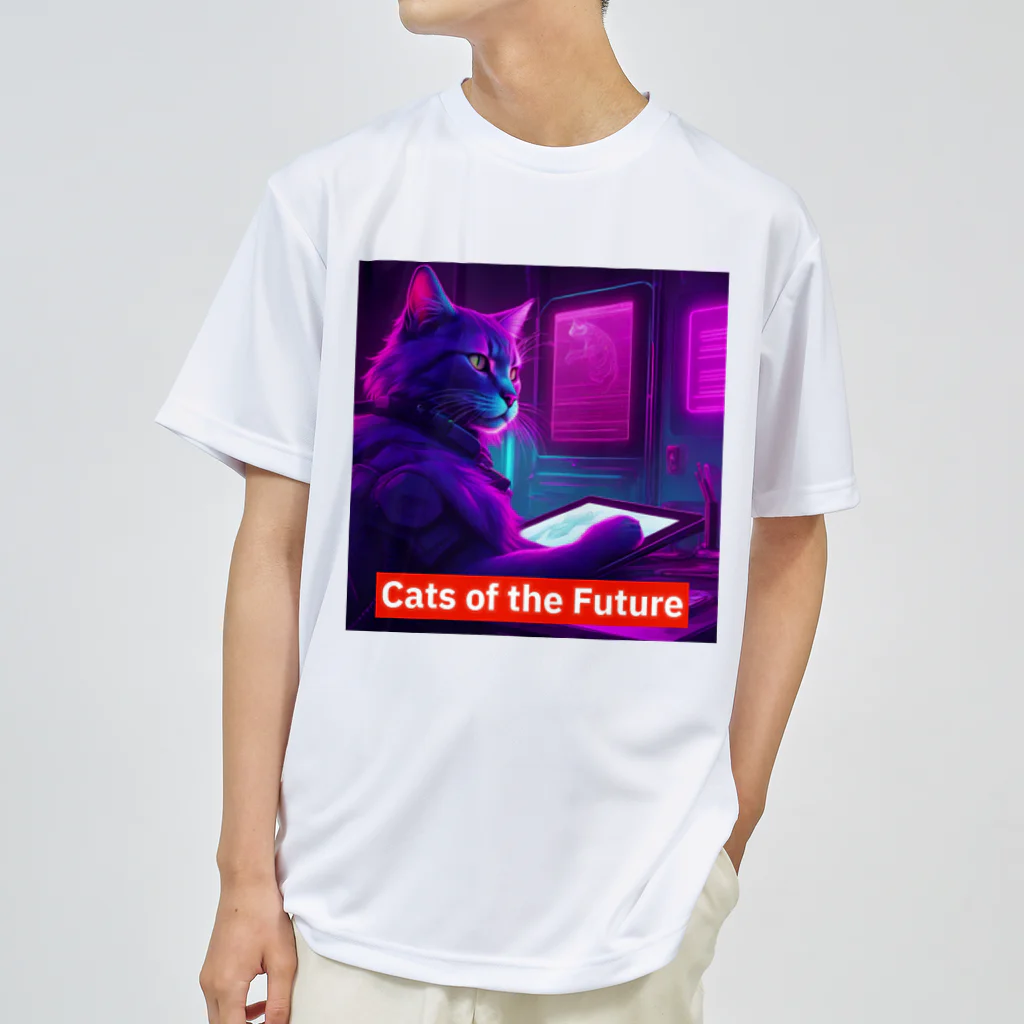 THE NOBLE LIGHTのCats of the Future ドライTシャツ