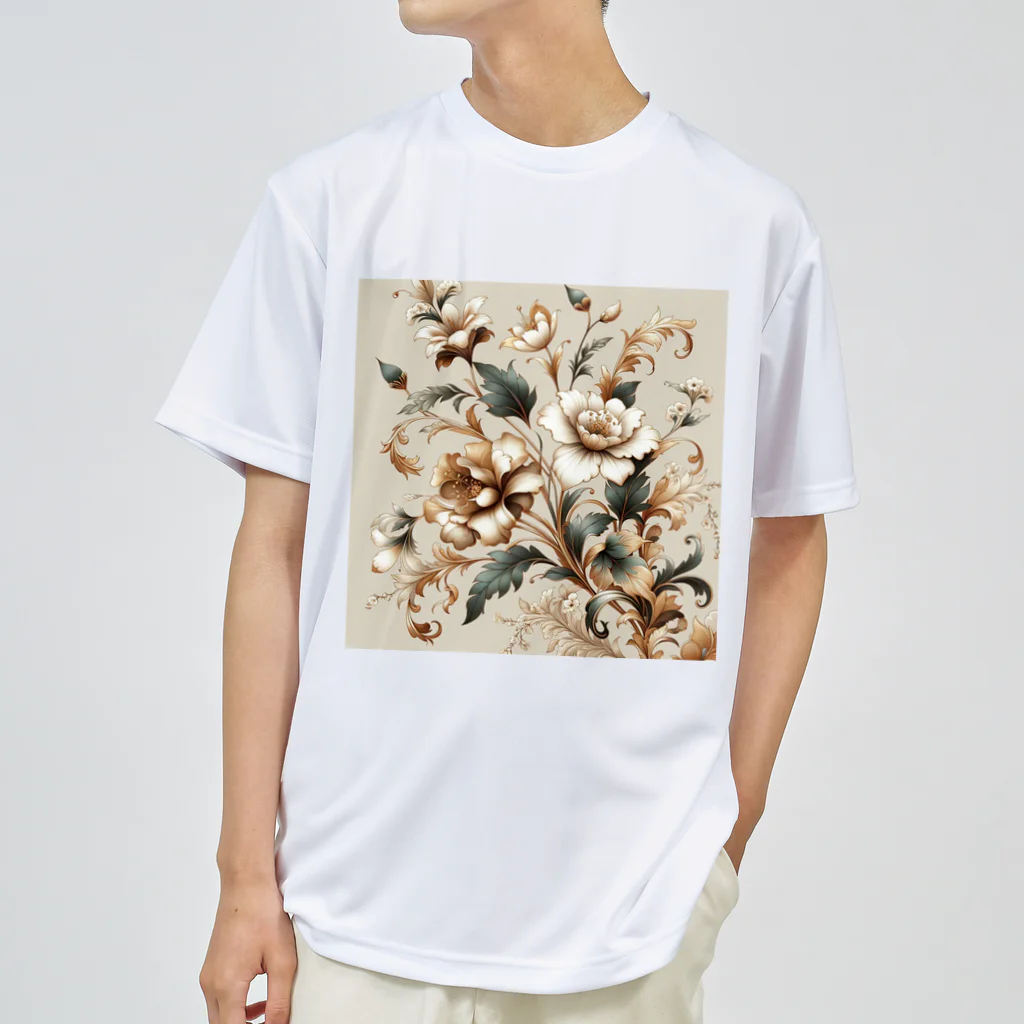 masa_innovatorのElegant Florals ドライTシャツ