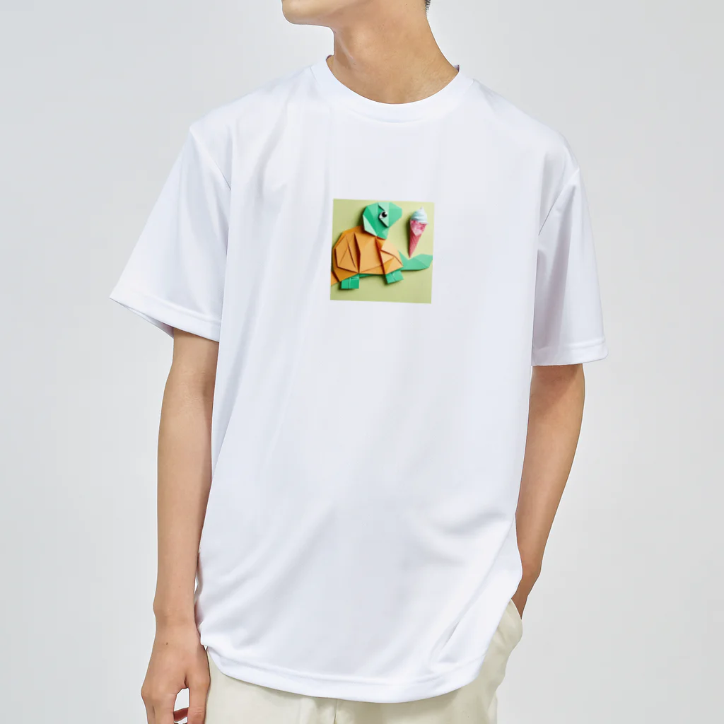 yumiceのice meets オリガミカメ Dry T-Shirt