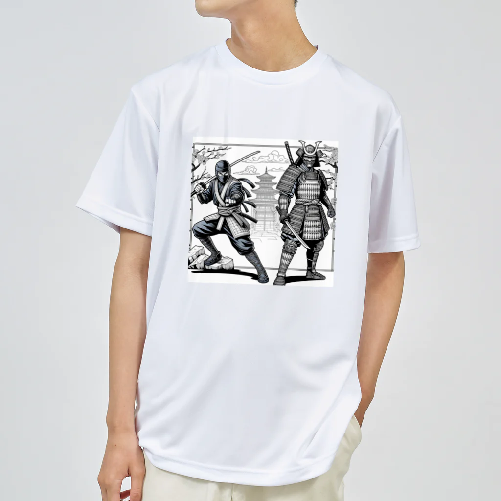 マイティのninja & samurai Dry T-Shirt