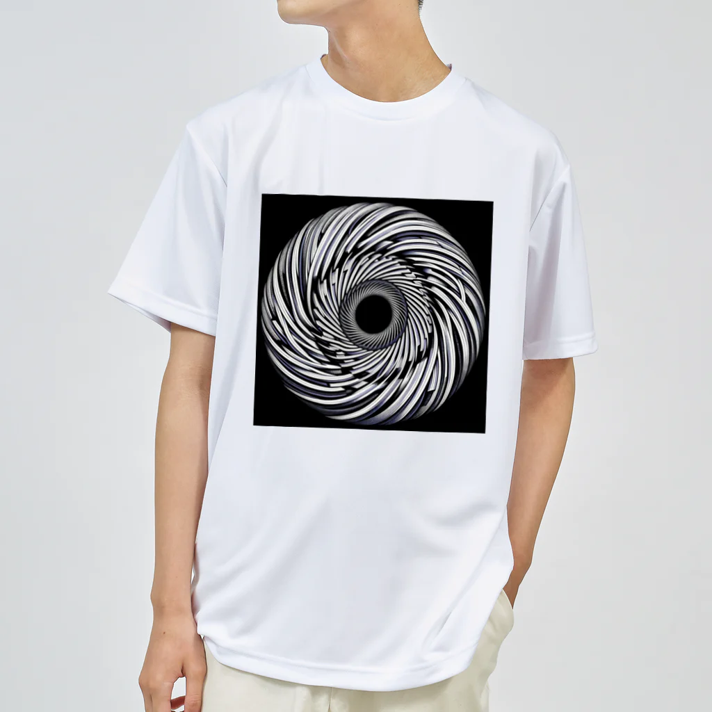 Dexsterのoptical illusion 01 ドライTシャツ