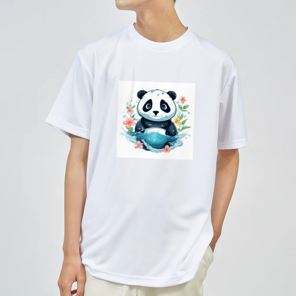 waterpandaの水中のパンダ Dry T-Shirt