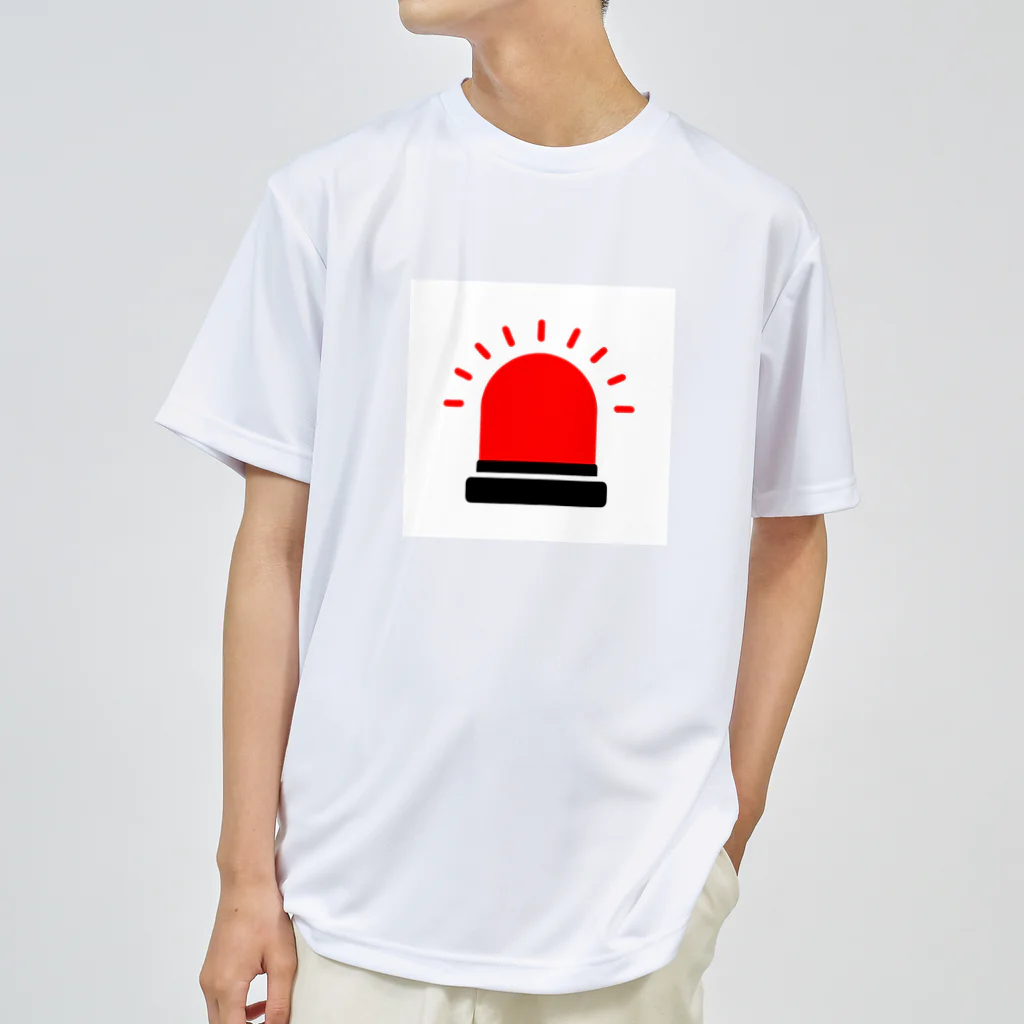 LAKIの赤色灯 ドライTシャツ