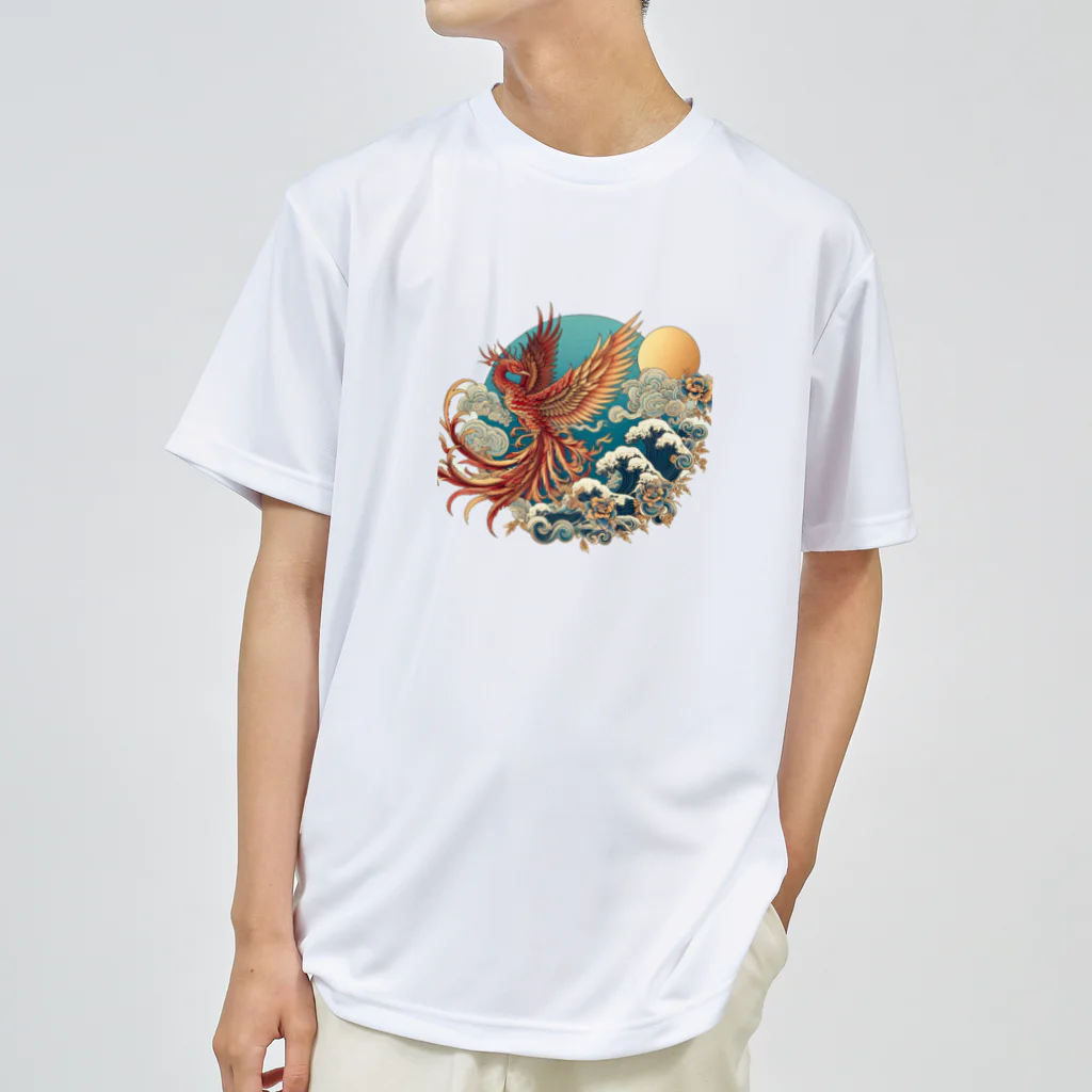 雲華堂の鳳凰 ドライTシャツ