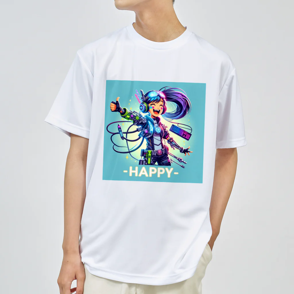 iSysのゲーミング少女ピーシーツー Dry T-Shirt