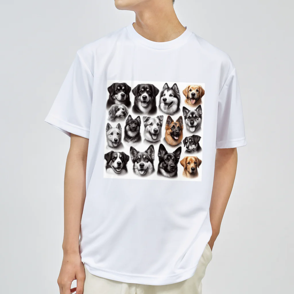 dogfulのかっこいい大型犬 Dry T-Shirt