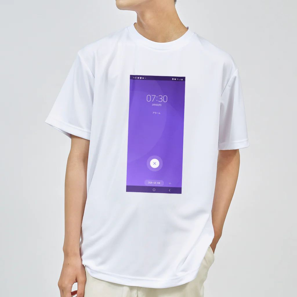 golgol-farのスヌーズ画面 ドライTシャツ