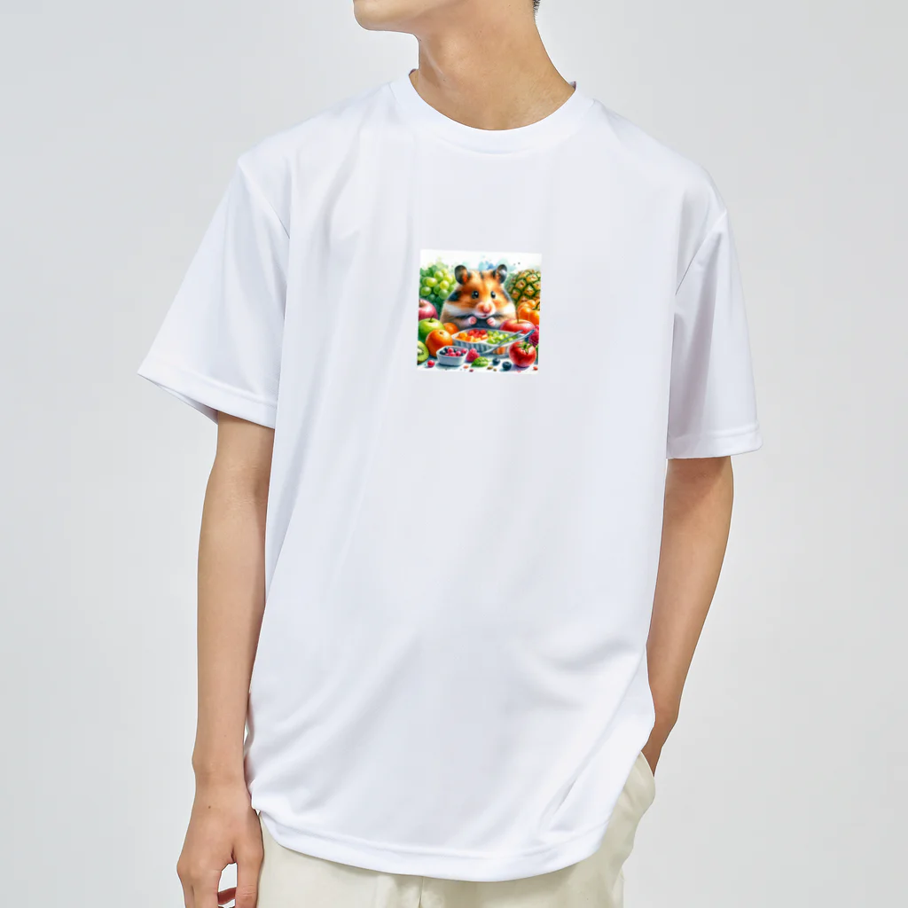 えほんのふんわりぺーじのピースケのおいしい発見 ドライTシャツ