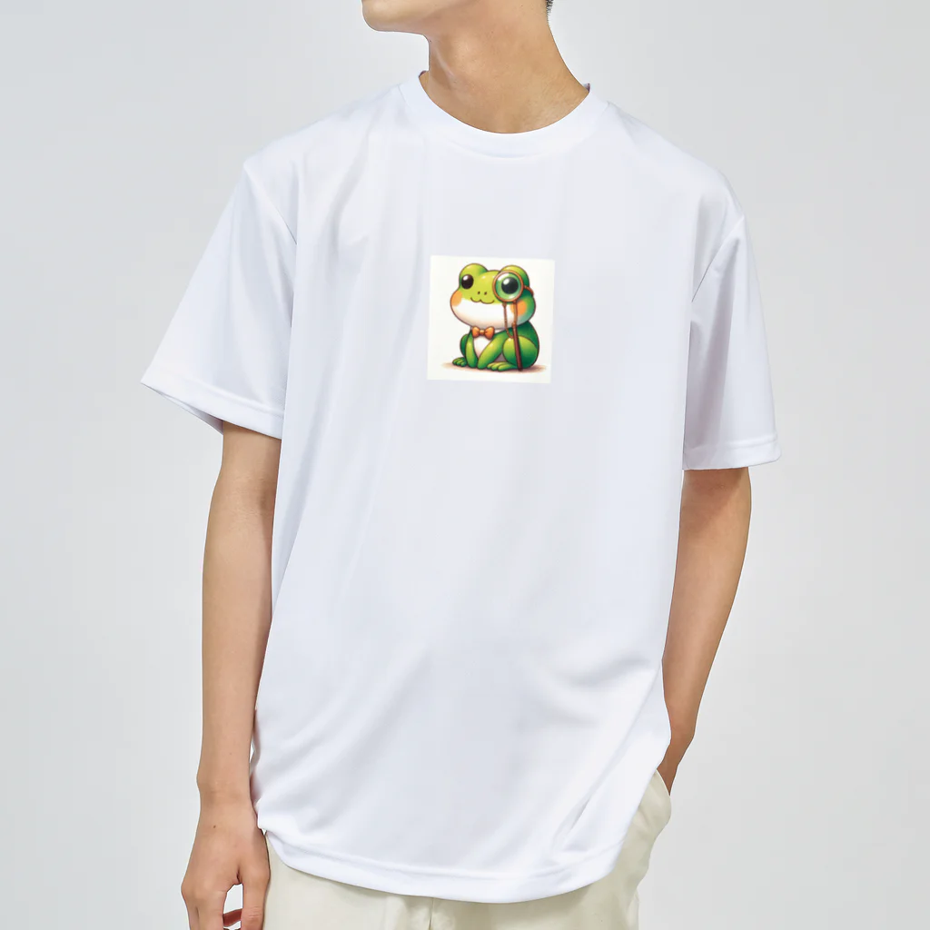 kawaiidoubututatiのカエル×めがね Dry T-Shirt