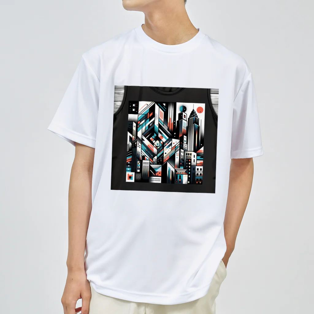 kenken-kenkenショップの幾何学TOKYO ドライTシャツ