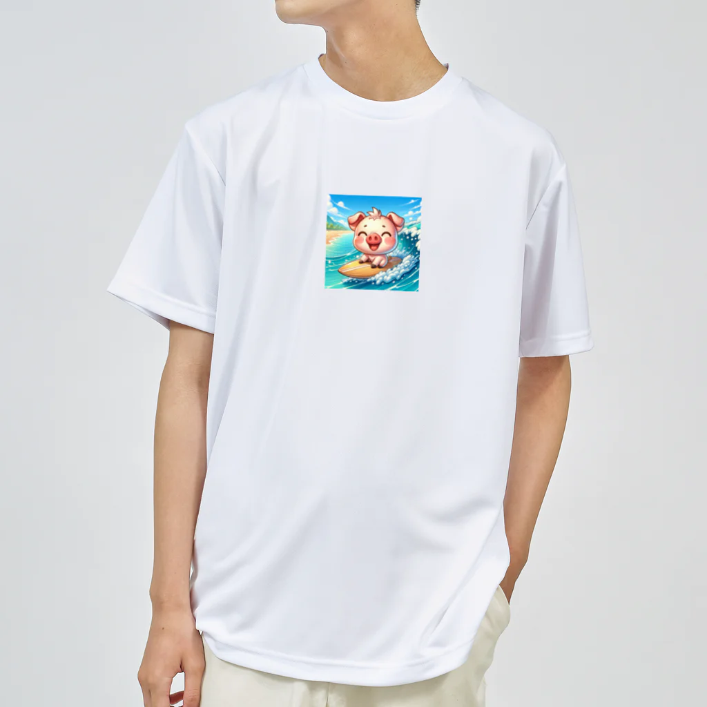 ソクアのブタ　In ハワイ ドライTシャツ