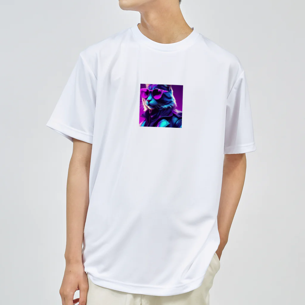 jujumarucatのROCKYCAT　サングラス Dry T-Shirt