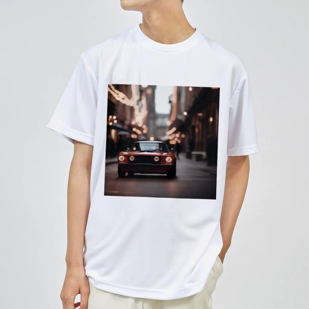 myu-vivi0505の車とネオン ドライTシャツ