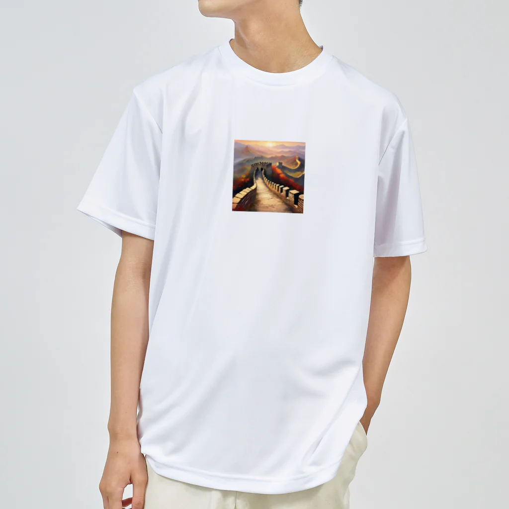 jmindの中国の万里の長城 ドライTシャツ