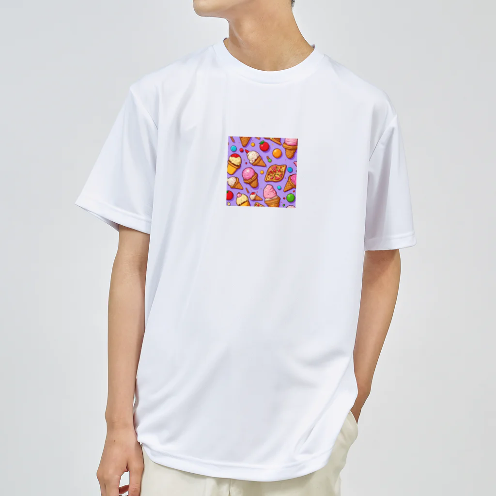 yu_yu_のお菓子大好き ドライTシャツ