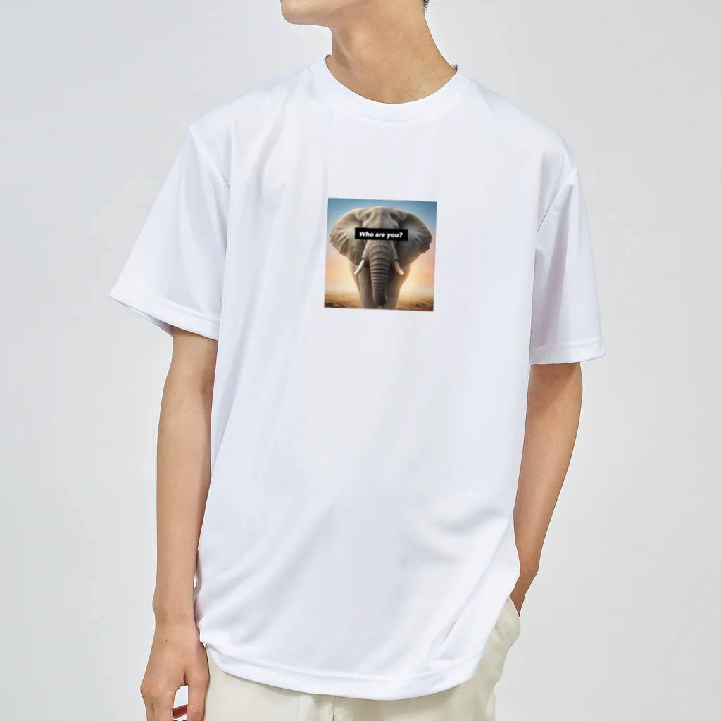 akihotyan.&のWho are you?Elephant Dry T-Shirt