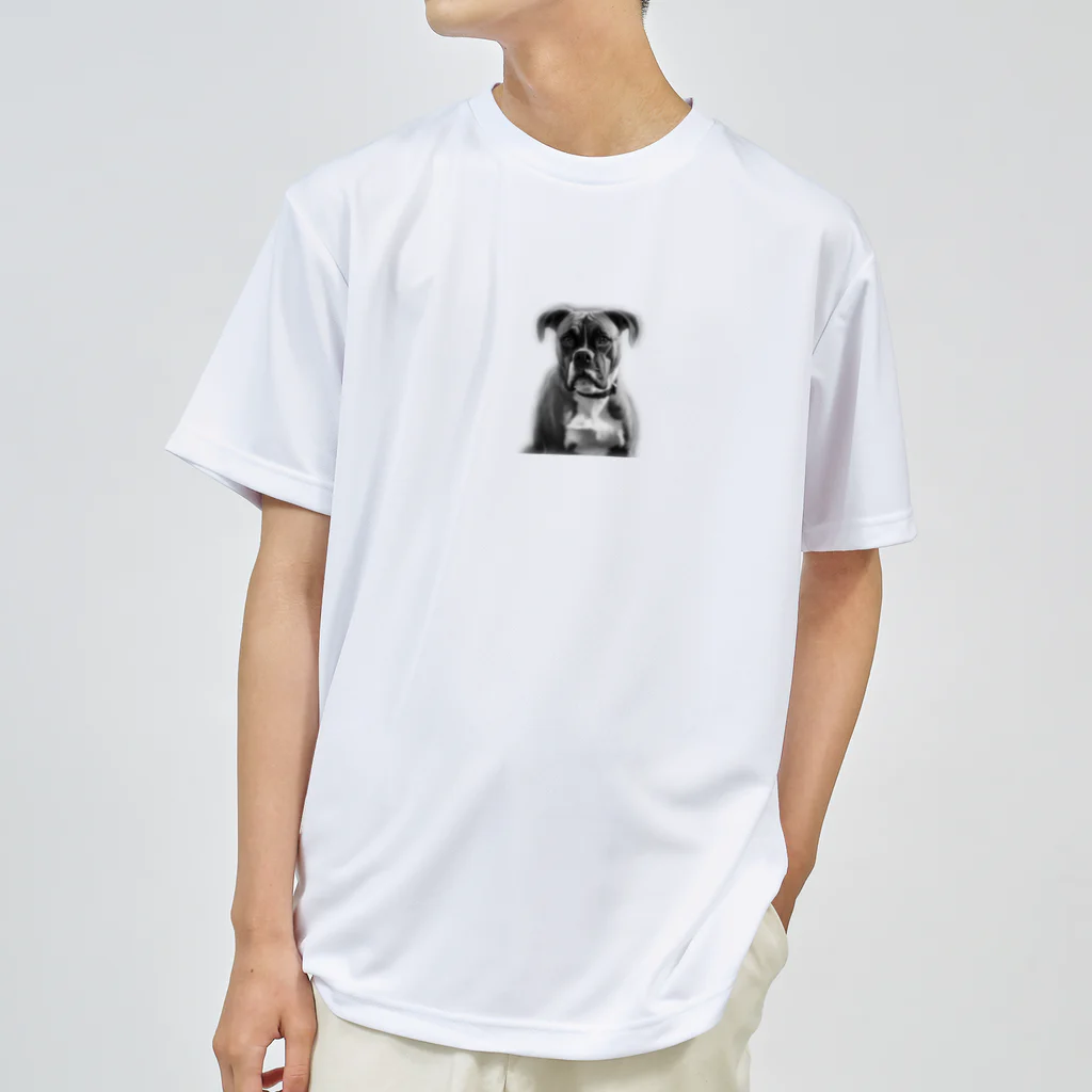 barbyGGGの超キュートなボクサー犬 Dry T-Shirt