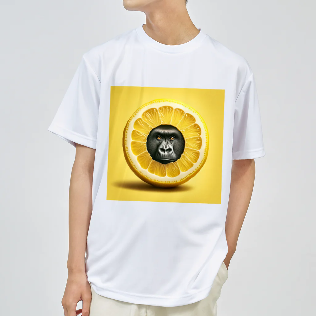 ゴリラショップのThe Mighty Gorilla Lemon  ドライTシャツ