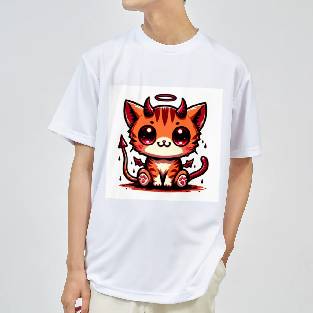 zuuu-の♪地獄から召喚された悪魔猫♪ ドライTシャツ