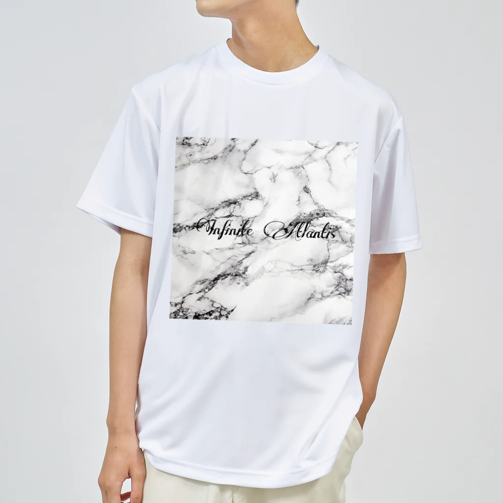 Infinite AtlantisのInfinite Atlantis (white marble) ドライTシャツ