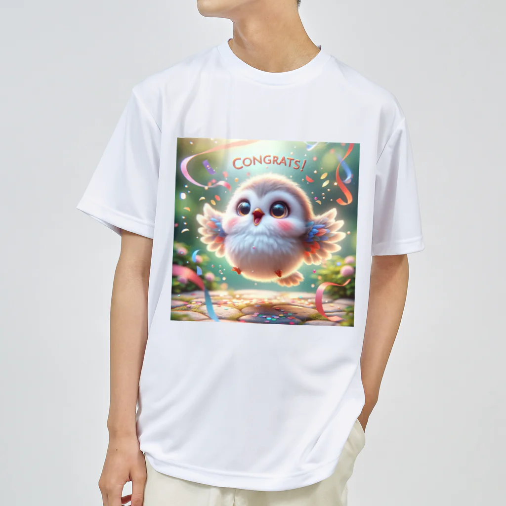 mimikkyu322のCngrats　Bird ドライTシャツ