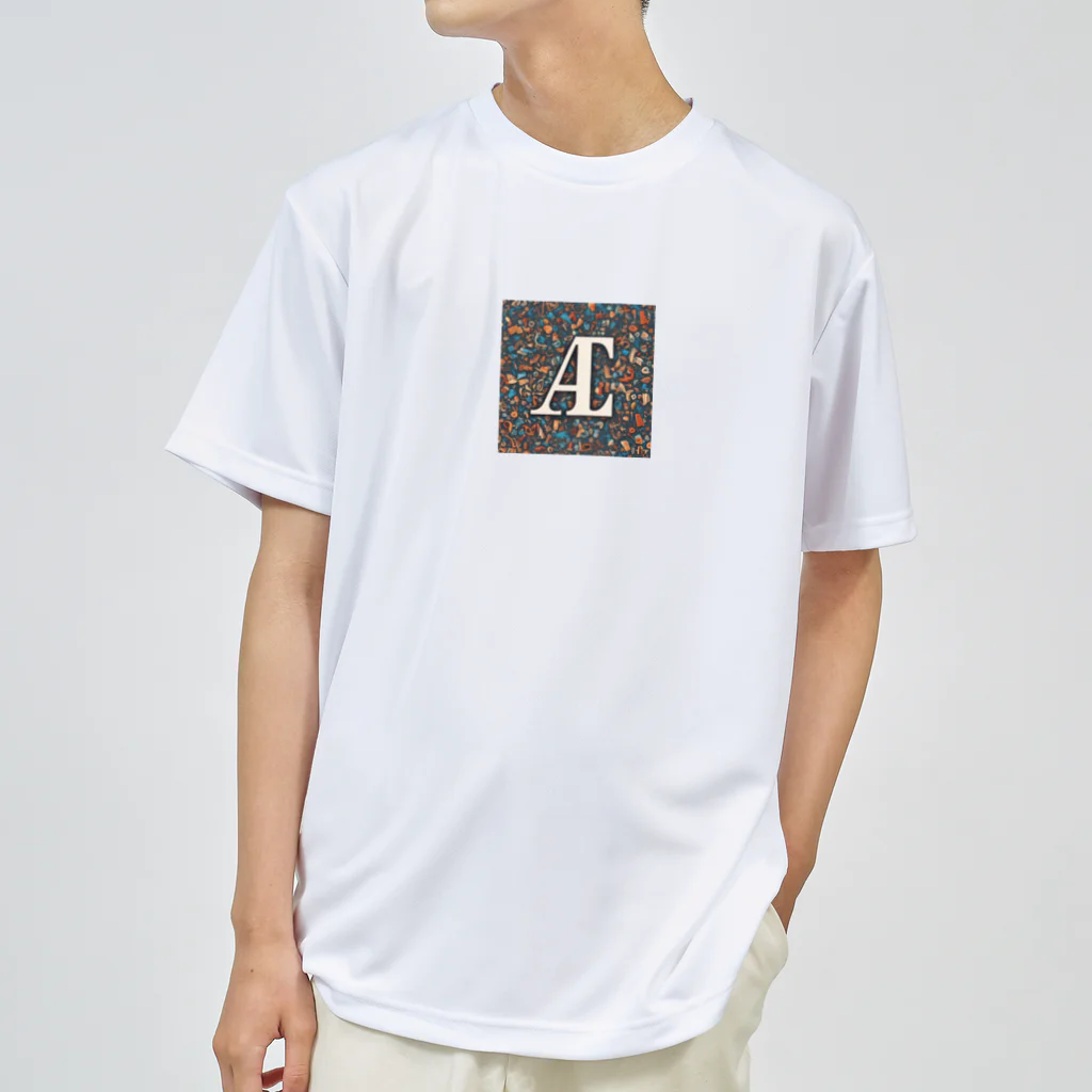 MACOCCHIの一瞬で目を引く！アルファベットの美しい装飾文字 ドライTシャツ